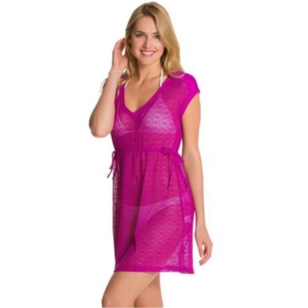 PRANA “ELLIOT” CROCHET BEACH COVER UP DRESS - SMALL - Picture 2 of 12
